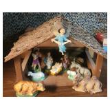 Nativity Set Italy Marked