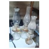 Lot of Oil Lamps