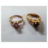 2 Rings 14K HGE LIND - 1 is a reversible flip ring