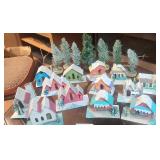 Putz Christmas Houses Train Layout (D)