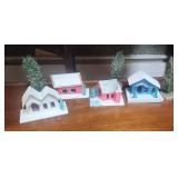 Putz Christmas Houses Train (B)