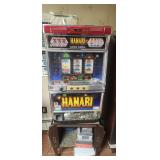 Hanabi Slot Skill Machine with Tokens Works