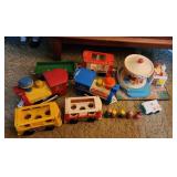 Fisher Price Train Bus People Merry Go Round