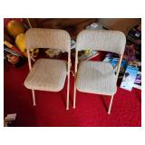 Padded Samsonite Folding Chairs