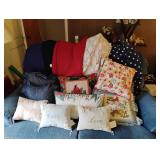 Throw Pillows and Blankets