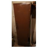 Brown Tin Utility Cabinet