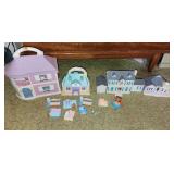 Blue Box Dream House Dollhouse & Furniture