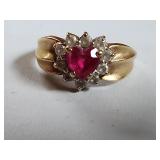 10K Gold Ring THL CZ Jewelry