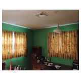 2 sets of Mid Century modern curtains 44.5" long
