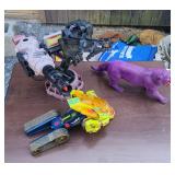 Masters of the Universe Purple Panther and Toys
