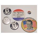 Large Nixon Button POW