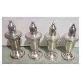 4 Duchin Sterling Silver Weighted Salt Pepper 15oz
