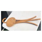 Walking Cane Wood Seat by Stafford-Johnson