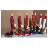 Electric Christmas Candlesticks