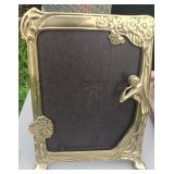 Brass Art Frame Lady at the Lake No Glass
