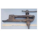 Part Blacksmith Post Vise Sign Piazza Lecco Italy