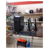 Desktop computer, keyboard and mouse, 2 computer
