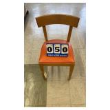 Wood Cushioned Chair