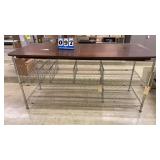Metal Work Station with Counter Top