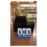Black Metal File Organizer