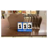 Lot of 2 Metal File Organizers