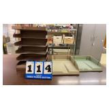 Lot of 1 Metal and 2 Plastic Organizers