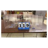 Lot of 8 Clear Plastic Display Stands