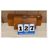 2 Wooden Mail/Literature Holders
