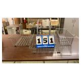 Lot of 4 Metal Baskets/Organizers