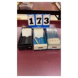 Lot of 3 Business Card Files