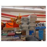 Fall decorations, 5 wrapped/slotted shoe boxes