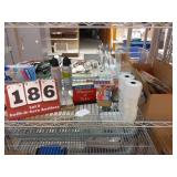 Shipping tags, 10 key tape, matches