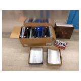 Sorted size of three ring binders