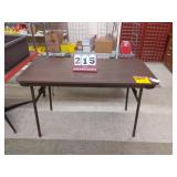 Folding table