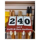 (2) wooden handles