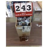 (56) 5 oz amber Tumblers-plastic
