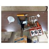 Assorted Items: hand held mixer, scoop holder,