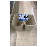 2 Rubbermaid Fire Resistant Wastebaskets