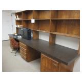 Large Double Work Station w/Storage