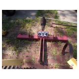 1 Row 3-Point Cultivator - Shop Built