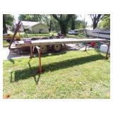 Scaffold Walkway Board w/ 2 Saw Horses
