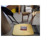 Fold Up Stool and Table