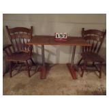 Table and 2 Chairs