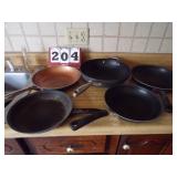 Assorted Frying Pans