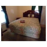 Full-Sized Headboard and Frame & Nightstand