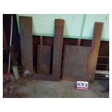 Assorted Pieces Steel Tread Plate