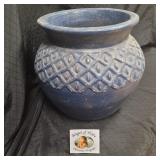 Blue decorative Terracotta planter