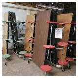 Stool Seating Cafeteria Tables