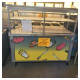 Lot of Assorted Food Service Tables
