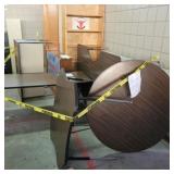 Assorted Tables / Wood Bookcases